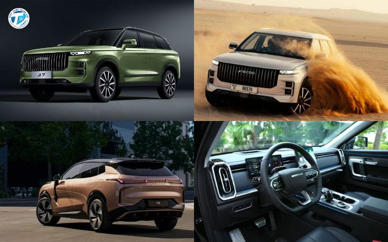 Thông số kỹ thuật và bảng so sánh các phiên bản jaecoo j7, jaecoo j7 AWD và hybrid